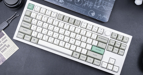 저소음 무선 기계식 키보드 키크론 Q3 MAX 키저바&키저화